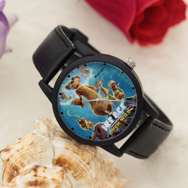 ساعت مچی عقربه ای ناکسیگو مدل The Ice Age Adventures of Buck Wild کد LF14037