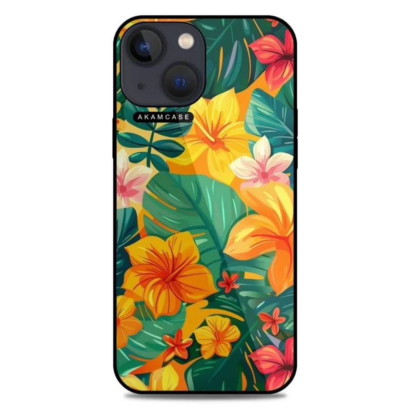 کاور آکام مدل AMC-WA13M-FLOWERS-28 مناسب برای گوشی موبایل اپل iPhone 13 Mini
