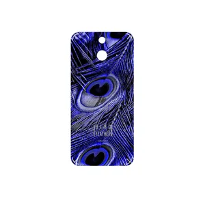 MAHOOT Purple Feather Cover Sticker for HTC One E8