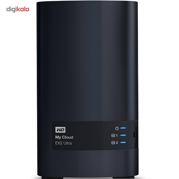ذخیره ساز تحت شبکه وسترن دیجیتال سری قرمز مدل My Cloud EX2 Ultra WDBVBZ0120JCH-EESN ظرفیت 12 ترابایت