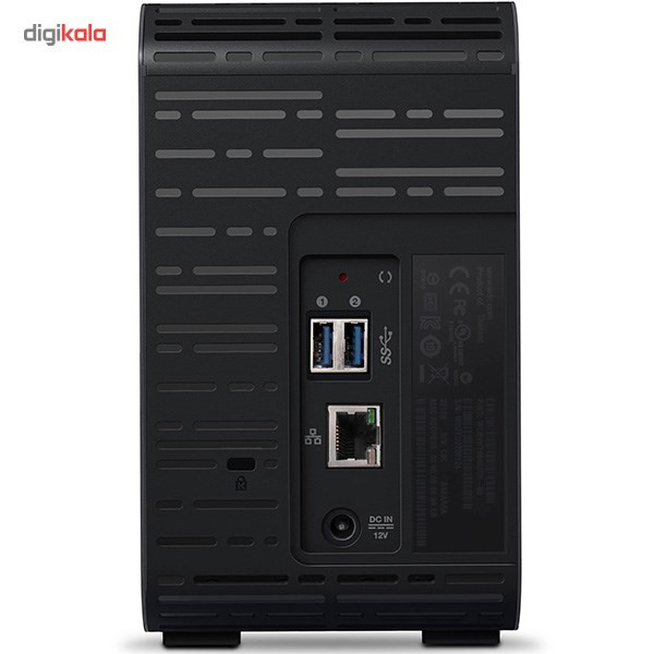 ذخیره ساز تحت شبکه وسترن دیجیتال سری قرمز مدل My Cloud EX2 Ultra WDBVBZ0120JCH-EESN ظرفیت 12 ترابایت