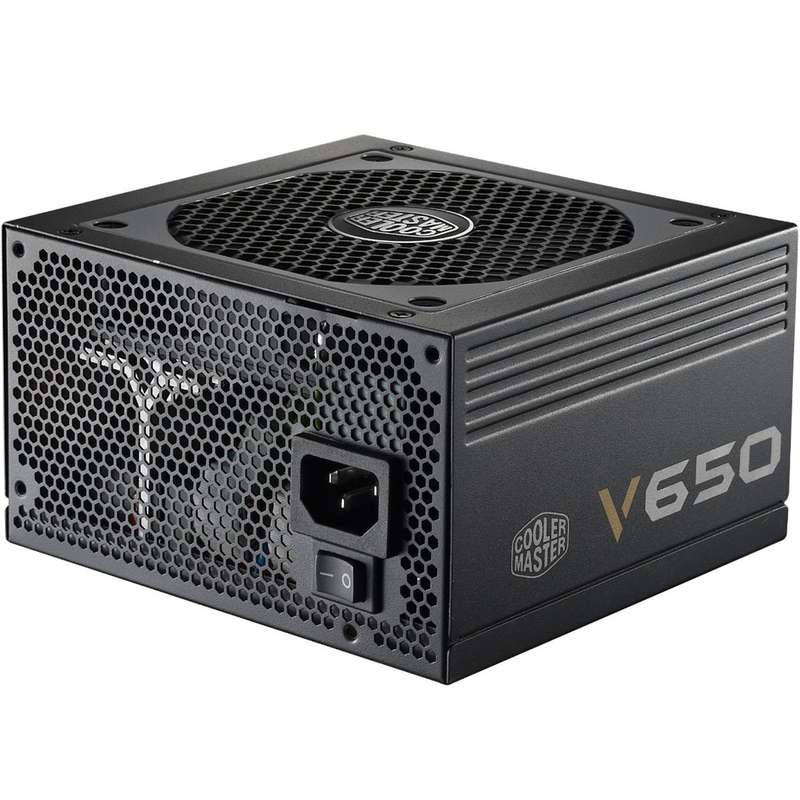 منبع تغذیه کامپیوتر ماژولار کولر مستر مدل V650 منبع تغذیه کامپیوتر ماژولار کولر مستر مدل V650