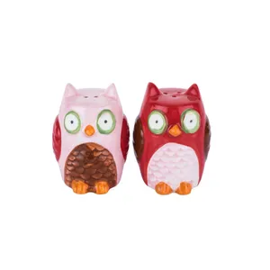 ست نمک و فلفل پاش تانتی تونی مدل -SLEEPLESS OWL- PEPE GDSP17004