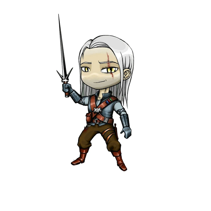 استیکر لپ تاپ و موبایل مدل بازی طرح ویچر Witcher کد 4139