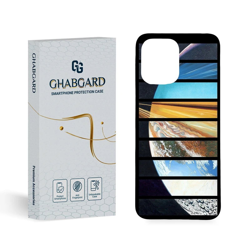 کاور گارد قاب مدل کهکشان مناسب برای گوشی موبایل شیائومی Redmi 12 4G/ 5G