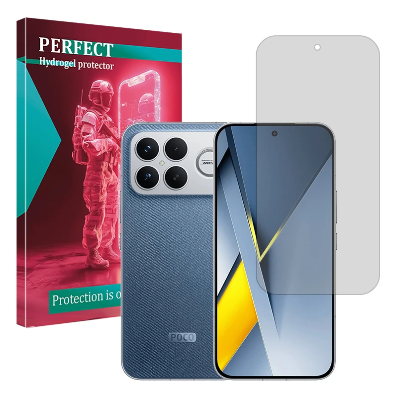 محافظ صفحه نمایش شفاف پرفکت مدل Tough مناسب برای گوشی موبایل شیائومی Poco F8 Ultra 