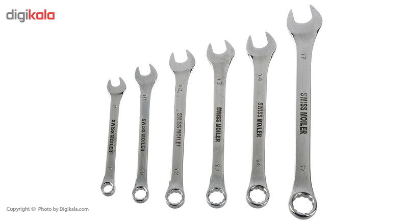 مجموعه6 عددی آچار یک سر تخت یک سر رینگی سوییس مویلر مدل 17-8