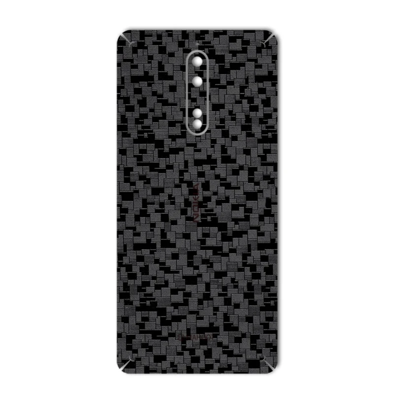 برچسب تزئینی ماهوت مدل Silicon Texture مناسب برای گوشی Nokia 8