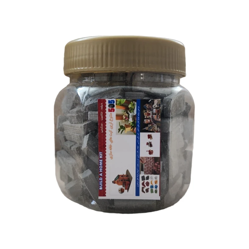 ساختنی مدل آجر مینیاتوری 505 کد 124-505 مجموعه 150 عددی