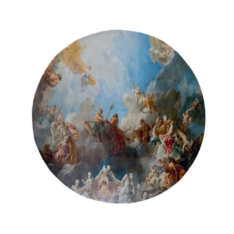 پادری مدل دایره طرح فرشته کد 5775 سایز 90 × 90 سانتی متر 