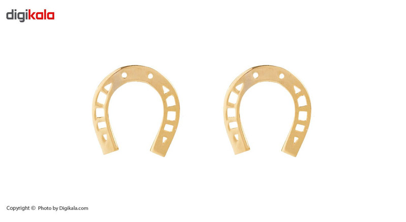 گوشواره طلا 18 عیار زنانه ماهک مدل ME0653 - 2