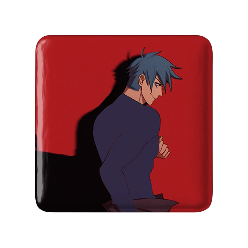 مگنت خندالو طرح کامینا و انیمه گورن لاگان مدل مربعی کد 32311