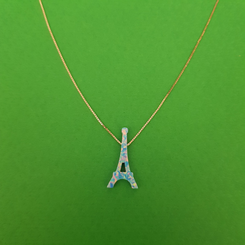 گردنبند دخترانه مدل برج ایفل گردنبند دخترانه مدل برج ایفل