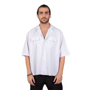پیراهن آستین کوتاه مردانه ان سی نو مدل لاو