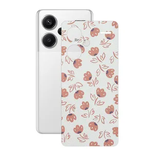 Remax cover sticker Leth model flower design suitable for Xiaomi Redmi Note 13 Pro Plus mobile phone