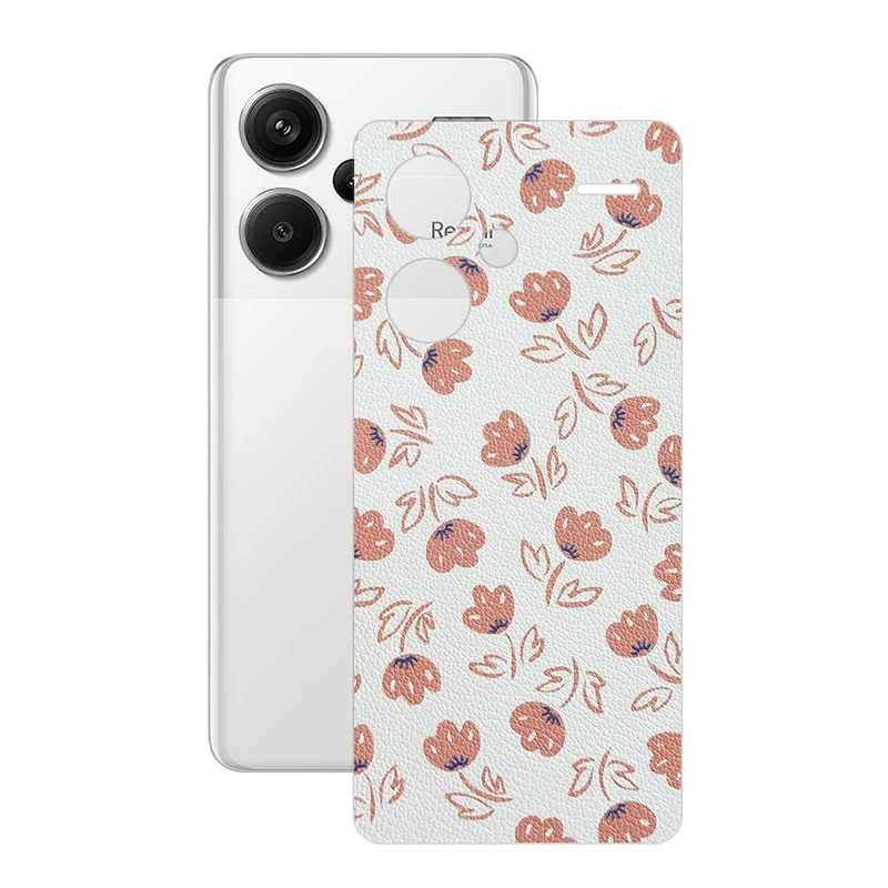 برچسب پوششی ریمکس مدل Leth طرح گل مناسب برای گوشی موبایل شیائومی Redmi Note 13 Pro Plus
