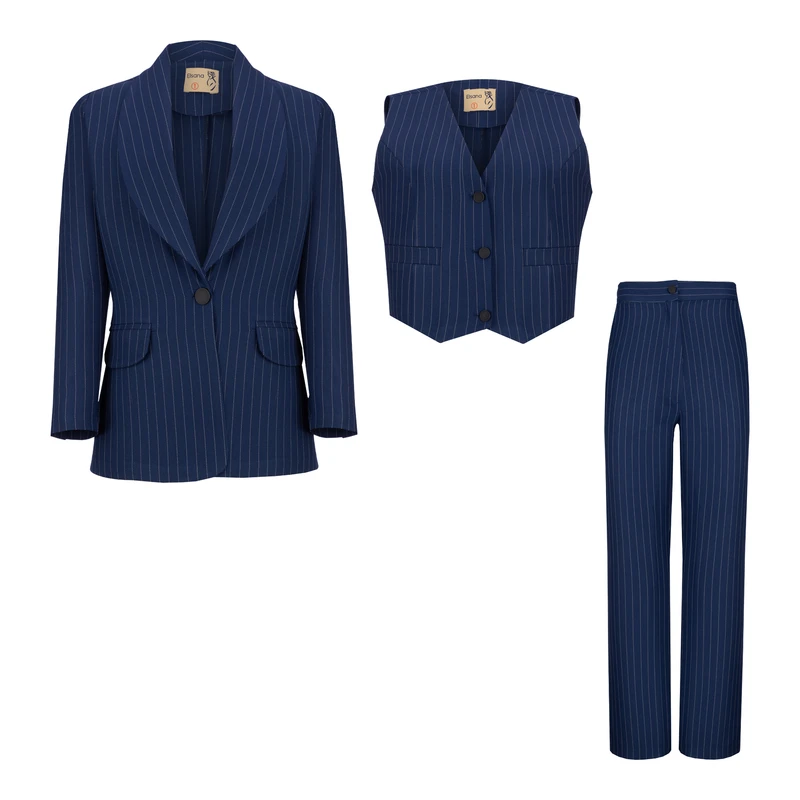 ست 3 تکه لباس زنانه السانا مدل هیرمان کد 209005