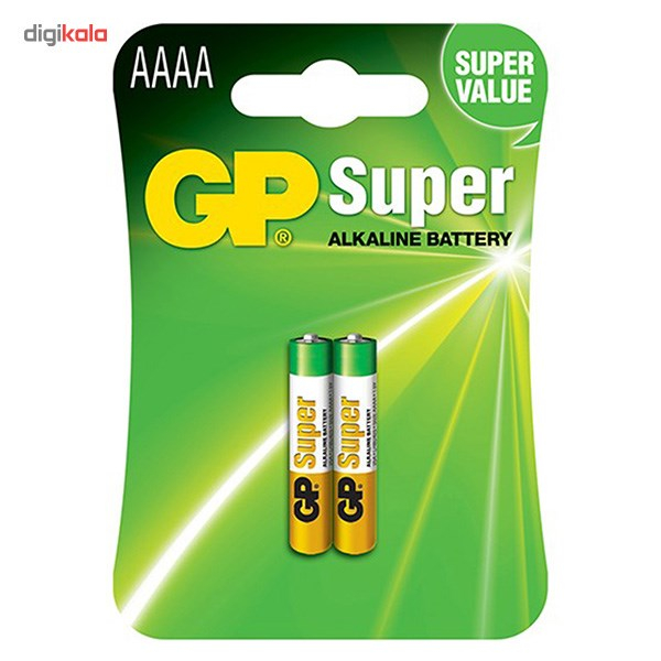 باتری سایز AAAA جی پی مدل Super Alkaline برای قلم Surface- بسته 2 عددی