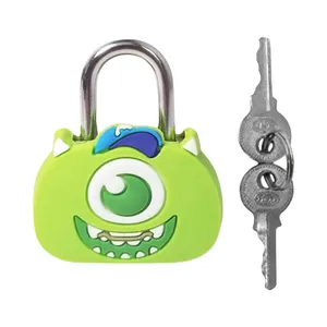 قفل آویز مدل سیلیکونی فانتزی طرح مایک کارخانه هیولاها سایز 4 سانتی متر