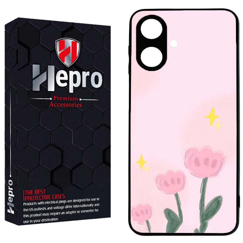 کاور هپرو طرح گل کد TPU-873 مناسب برای گوشی موبایل سامسونگ Galaxy A06