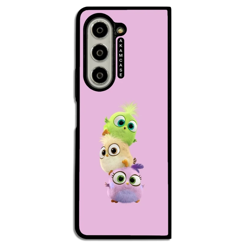 کاور آکام مدل AMC-WSGZFOLD5-ANGRY BIRDS1 مناسب برای گوشی موبایل سامسونگ Galaxy Z Fold 5