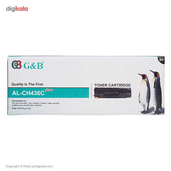 تونر مشکی جی اند بی مدل AL-CH436C plus