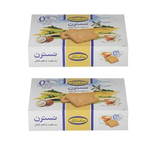 بیسکویت نسترن گرجی بدون شکر باطعم نارگیل - 330 گرم مجموعه 2 عددی