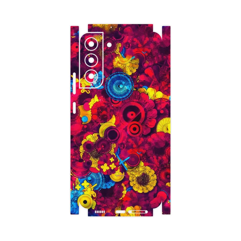 برچسب پوششی ماهوت مدل Vector Flower Garden Digital Art-FullSkin مناسب برای گوشی موبایل سامسونگ Galaxy S22 Plus 5G