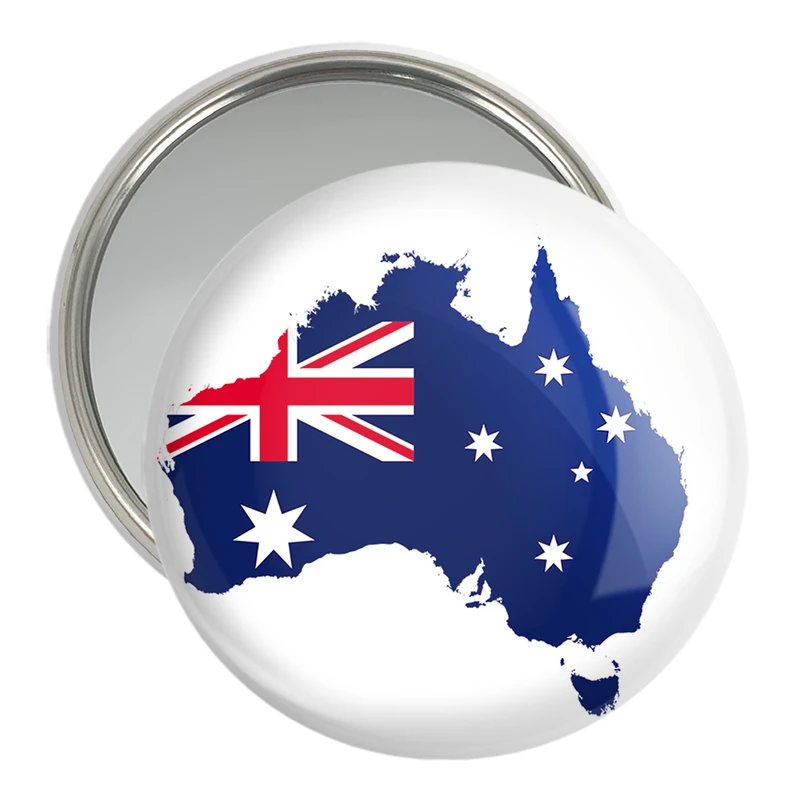 آینه جیبی خندالو مدل پرچم استرالیا  کد 20621