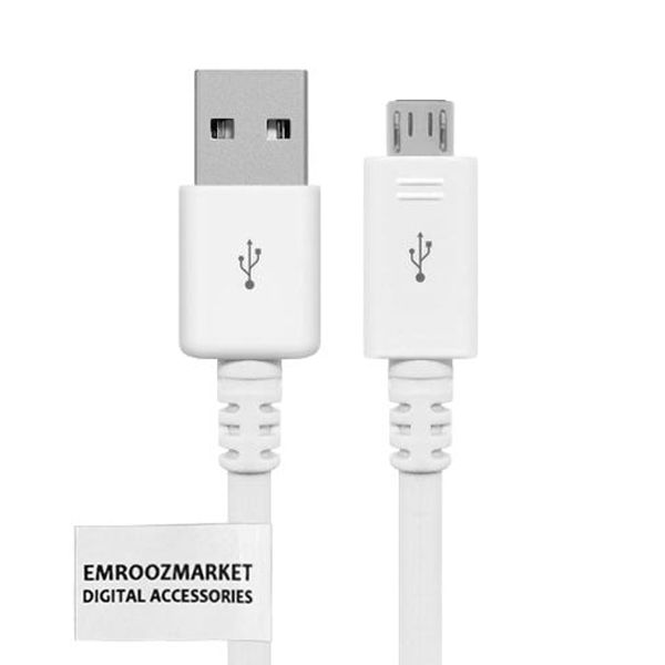 کابل تبدیل USB به microUSB امروزمارکت مدل EM10B12 طول 1 متر