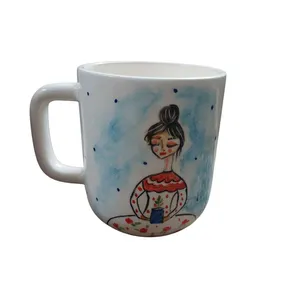 ماگ سرامیکی طرح نیلوفر کد MG41