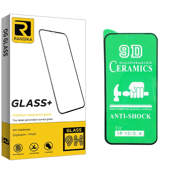محافظ صفحه نمایش 9D راندیکا مدل GLD مناسب برای گوشی موبایل اپل iphone 12 mini