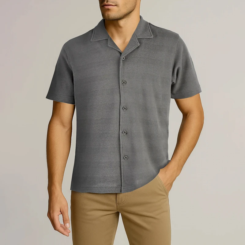 پیراهن آستین کوتاه مردانه مدل MDSS-AU1780