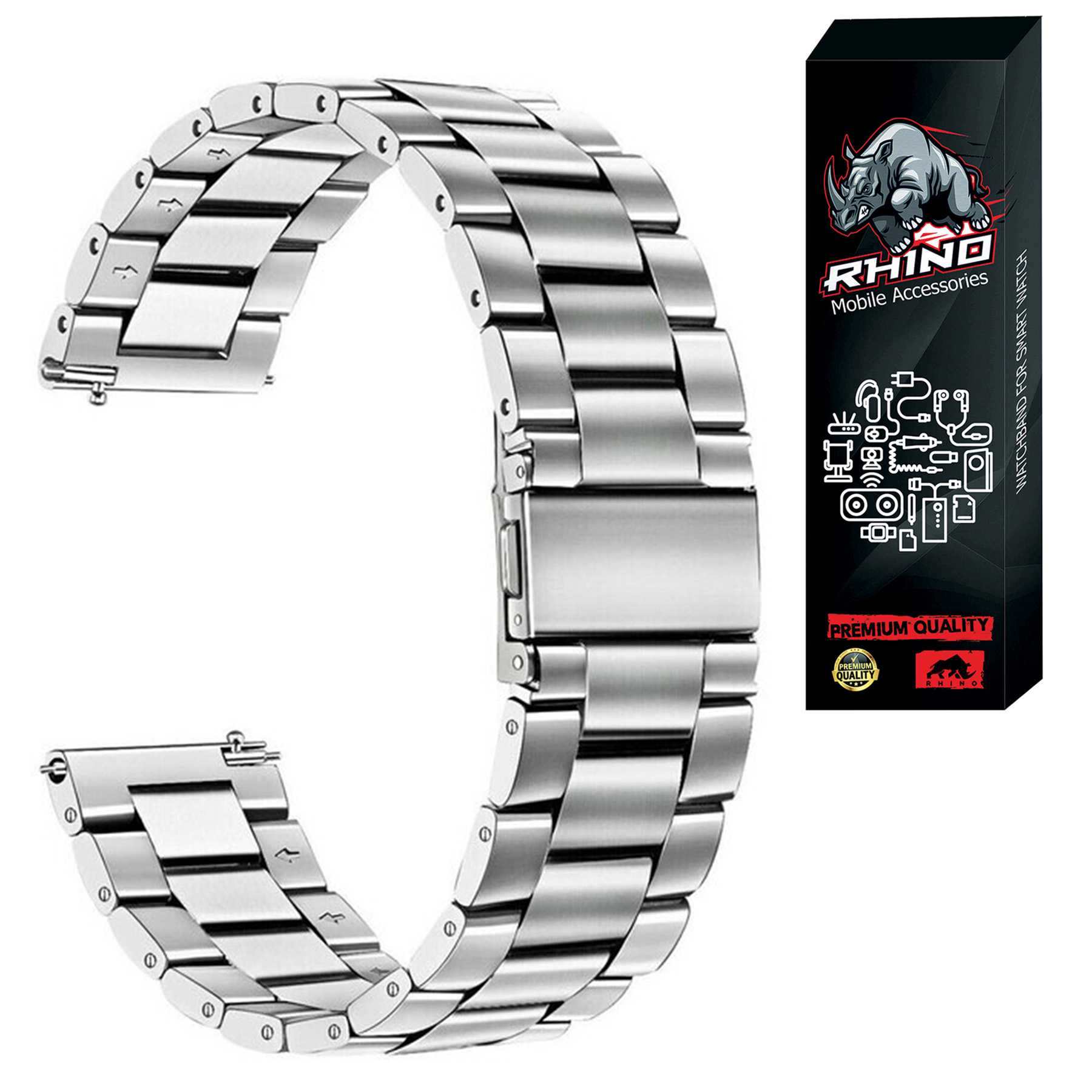 بند راینو مدل 3bead مناسب برای ساعت هوشمند امیزفیت GTS 2 Mini