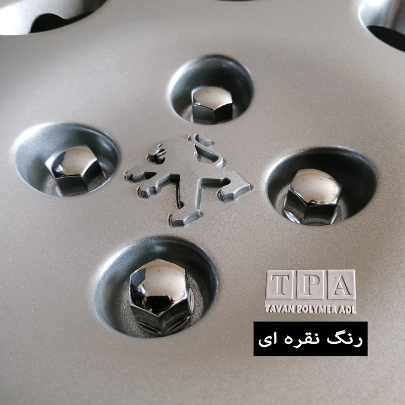 قالپاق چرخ تی پی ای مدل TPA-P06 سایز 14 اینچ مناسب برای پژو 206