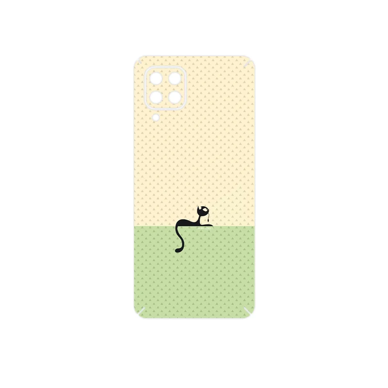برچسب پوششی ماهوت مدل Minimal Internet Cat Icon مناسب برای گوشی موبایل سامسونگ Galaxy M32