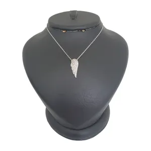 گردنبند نقره زنانه ترمه ۱ مدل بال کد smed 1020