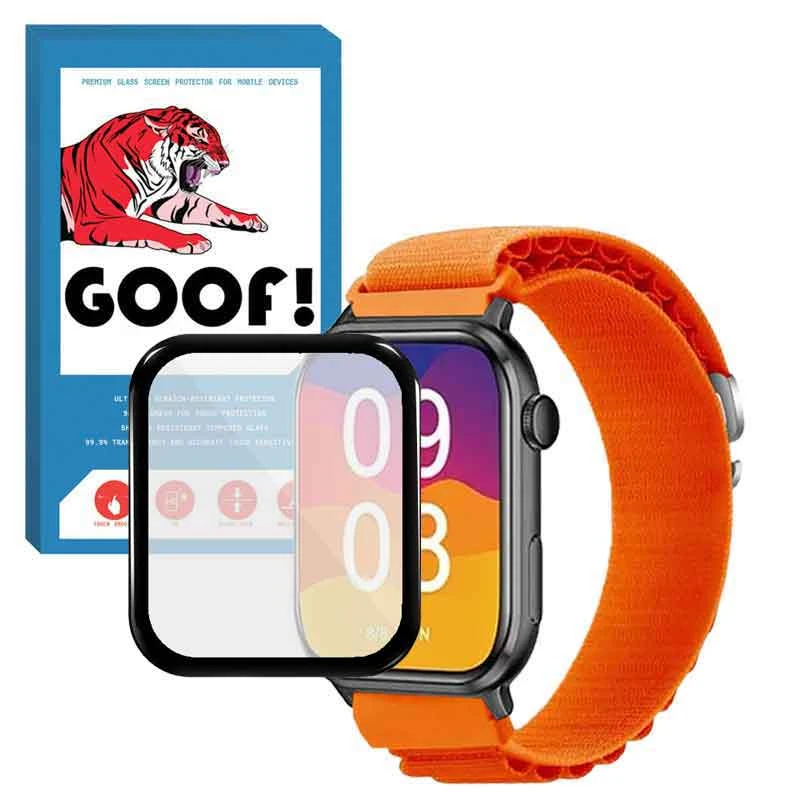 بند گوف مدل LOOP ALPINE مناسب برای ساعت هوشمند ایمیلب W02 به همراه محافظ صفحه نمایش