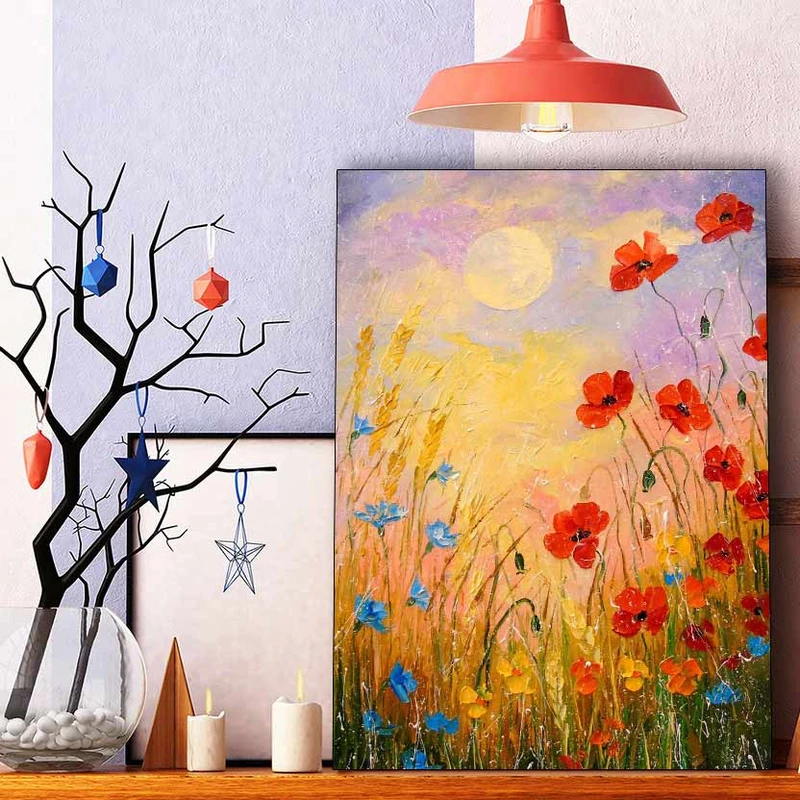 تابلو شاسی گالری استاربوی طرح گل کد 194