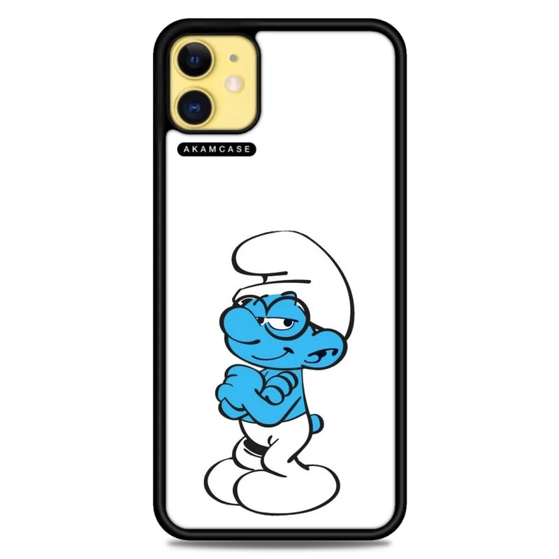 کاور آکام مدل AMC-WA11-SMURFS-26 مناسب برای گوشی موبایل اپل iPhone 11