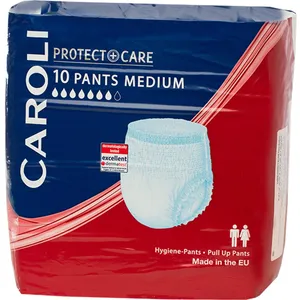 پوشینه شورتی بزرگسالان کرولی مدل Protect Plus Care Medium هفت قطره - بسته 10 عددی