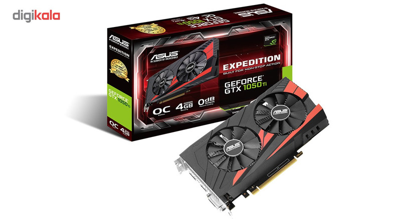 کارت گرافیک ایسوس مدل EX-GTX1050TI-O4G