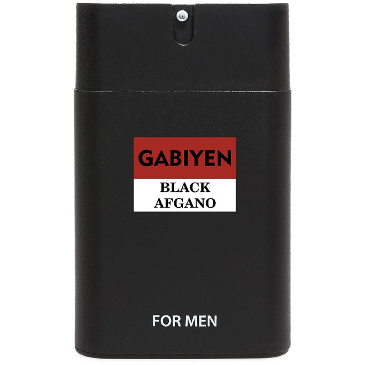 عطر جیبی مردانه گابی ین مدل Black Afgano حجم 45 میلی لیتر