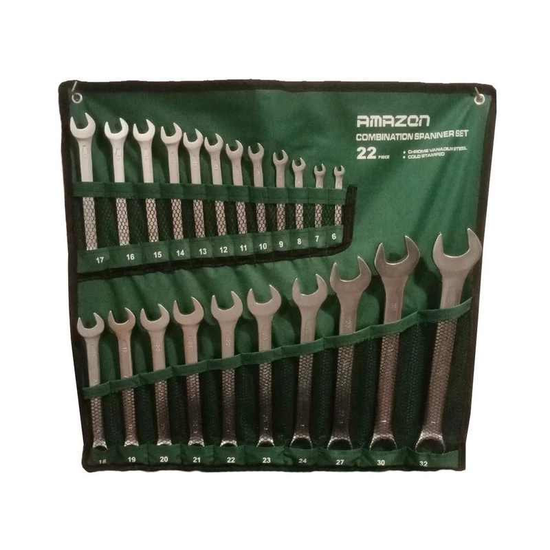 آچار یکسر رینگی آمازون مدل MM6-32 بسته 22 عددی