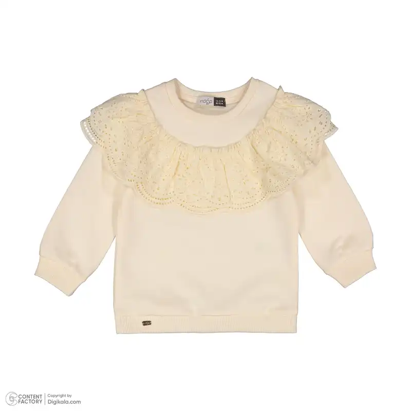 سویشرت نوزادی دخترانه ایندیگو مدل 23184
