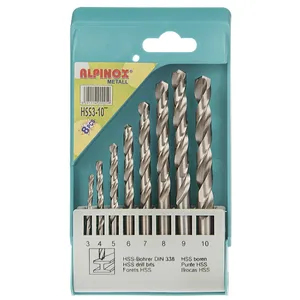 مجموعه 8 عددی مته فلز آلپینوکس مدل HSS3-10
