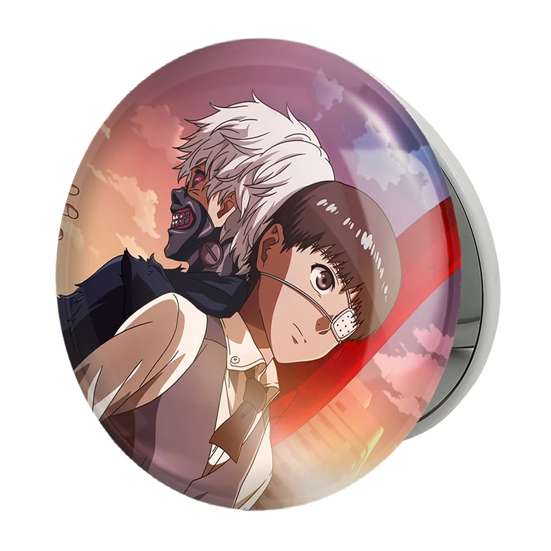 آینه جیبی خندالو طرح کانکی کن انیمه توکیو غول Tokyo Ghoul مدل تاشو کد 11909 