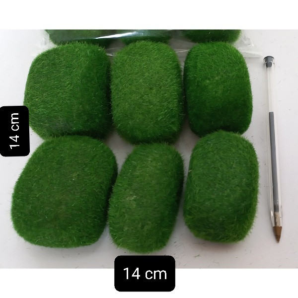 اسفنج گل مدل خزه دار سنگی کد S001 مجموعه 6 عددی