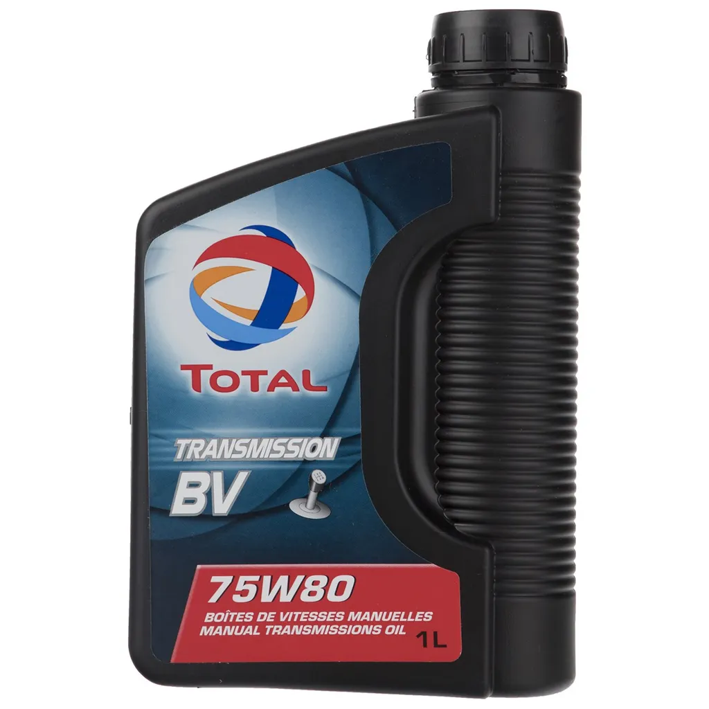 روغن گیربکس خودرو توتال مدل Transmission BV یک لیتری 75W-80