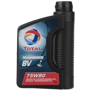 روغن گیربکس خودرو توتال مدل Transmission BV یک لیتری 75W-80